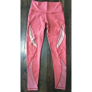 Aerie Chill Play Move Leggings Women's Medium Active Workout Coral